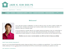 Tablet Screenshot of jadekimdds.com